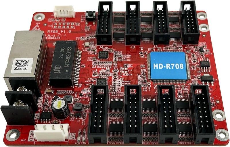 AzarPixel Huidu HD-R708 Receiving Card | Replacement for HD-R508 | LED Display Controller Compatible with Asynchronous & Synchronous Sending Cards, VP Series Video Processors, R Series Receiver Cards - Image 3